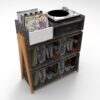Mueble Rack Vintage III – Tornamesa y vinilos