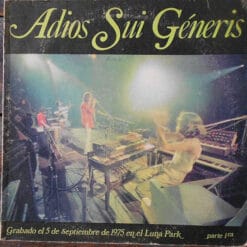 Sui Generis - Adiós Sui Generis parte 1ra (CD, Ed. Argentina, 2010, Digipak)