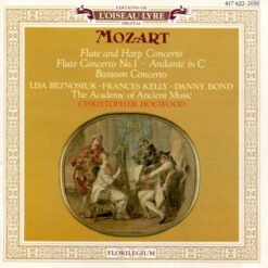 Mozart • The Academy Of Ancient Music • Christopher Hogwood - Flute And Harp Concerto • Flute Concerto No. 1 • Andante In C • Bassoon Concerto (CD, Ed. Europe, 1988)