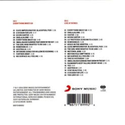 Manic Street Preachers Everuthing Must Go back