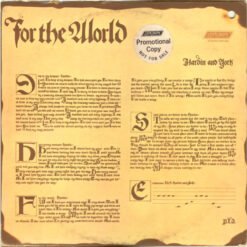 Hardin And York - For The World (Vinilo, Ed. US, 1971)